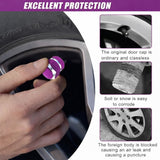 4pcs Universal Car Tire Wheel Valve Stem Caps Hex Design Dust Cover Accessories