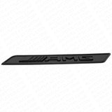 2x Flat Black AMG Special Edition Emblem Fender Logo Badge Nameplate Decoration