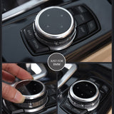 Decoration Replace Small Multimedia Knob Cover iDrive Button for BMW F10 F20 F30