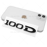 Tesla Rear Liftgate Lid Model 100D Nameplate Logo Badge Emblem Sport Gloss Black