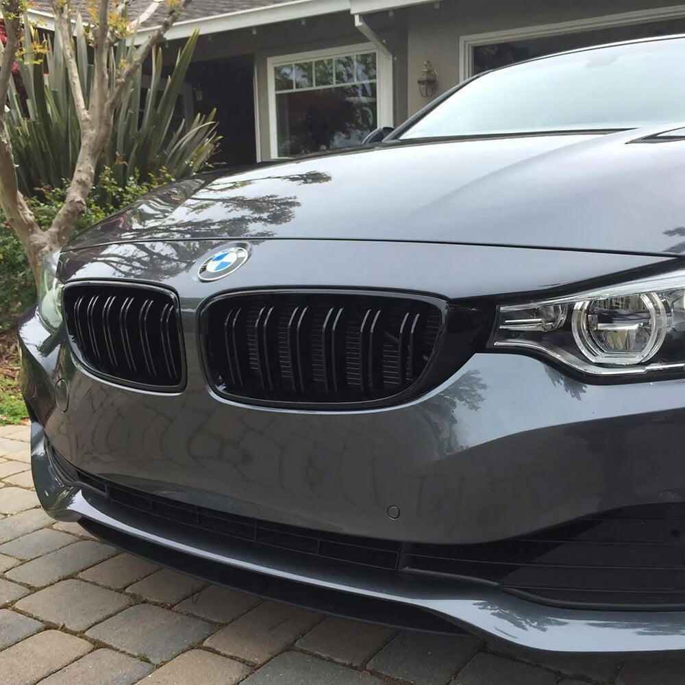 Front Kidney Grill For BMW 4 Series M4 F32 F33 36 F80 428i 430i 435i Gloss Black