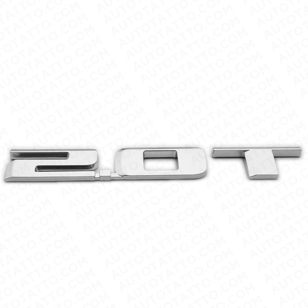 Cadillac Rear Turnk Tailgate 2.0T Deck Lid Nameplate Badge Logo Emblem Silver