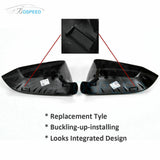 Replacement Carbon Fiber Mirror Covers For BMW E60 LCI F07 GT F12 F13 F01 F02