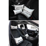 2pcs Four Seasons Automobile Cars Neck Rest Headrest Pillow Lumbar Cushion