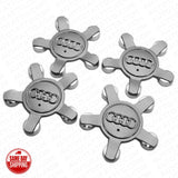 4x Set For Audi Sport Car Suv Wheels Center Cap Hub 8R0601165 A3 A6 Q3 Q5 S3 SQ5