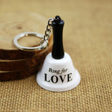 Cute Hand Bells Ring for Love A Coffee or A Beer Keychain for Decoration or Gift