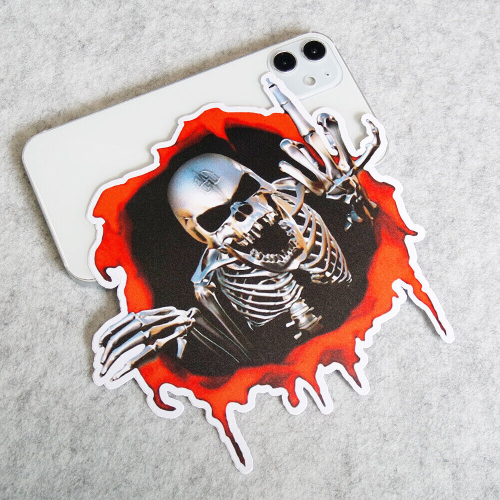Funny Horror Skeleton Skull 3D Sticker Decal Home Car Truck Door Window Decorate