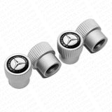 Mercedes AMG Roundel Car Wheels Tire Air Valve Caps Stem Dust Logo Cover Sport