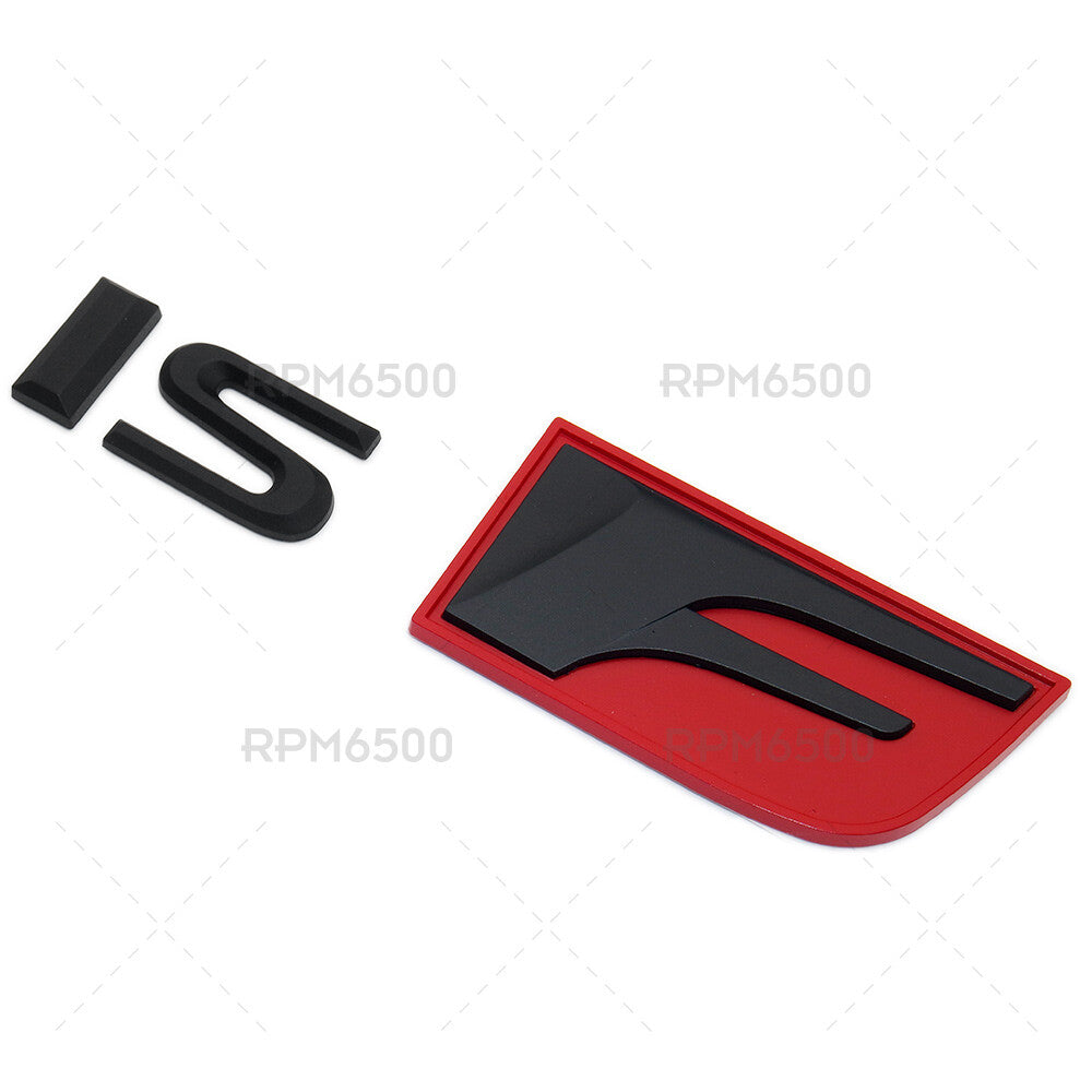 For Lexus Trunk Lid  IS F ISF Letter Logo Badge Decal Emblem Car F-Sport Black