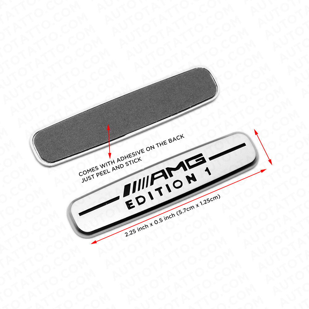 3D AMG Edition 1 Special Emblem Interior Central Control Badge Decoration Logo
