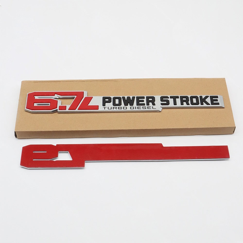 DOOR EMBLEM 6.7L POWER STROKE TURBO DIESEL FOR SUPER-DUTY 250 350 450
