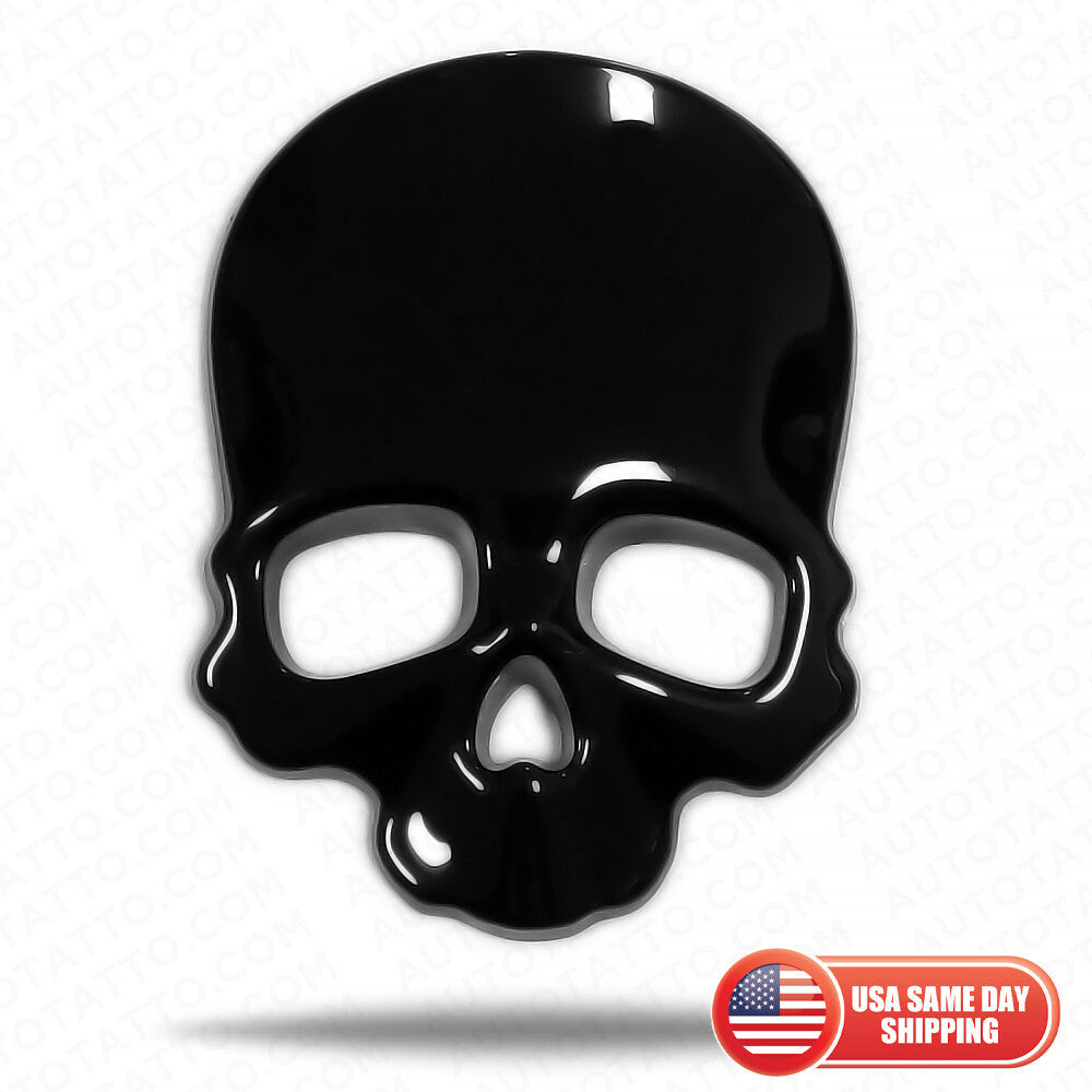 Cool Skull Punisher Devil Death USA Flag Car 3D Black Emblem fit Mercedes AMG