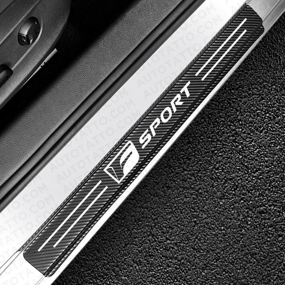 Universal Car Door Plate Sill Scuff Cover Anti Scratch Decal Sticker Protector