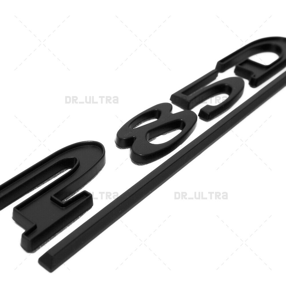 Tesla Liftgate P85D Performance Nameplate Logo Badge Emblem Sport Matte Black