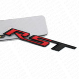 19-21 OEM Chevy Silverado Tailgate RST Letter Logo Emblem Badge 4x4 Black Red