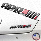 APR Stage III+ Tuning Car Trunk Nameplate Badge Logo Emblem 3D Sticker Sport