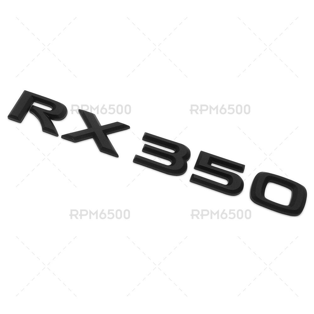 Lexus Liftgate Matte Black RX 350 Letter Logo Badge Car Emblem Replace F-Sport