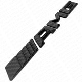 Black Carbon Fiber Style AMG Sport Car Emblem 3D Trunk Lid Logo Badge Decoration