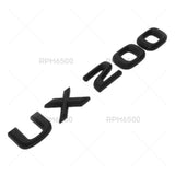 Lexus Liftgate Matte Black UX 200 Letter Logo Badge Car Emblem Replace F-Sport