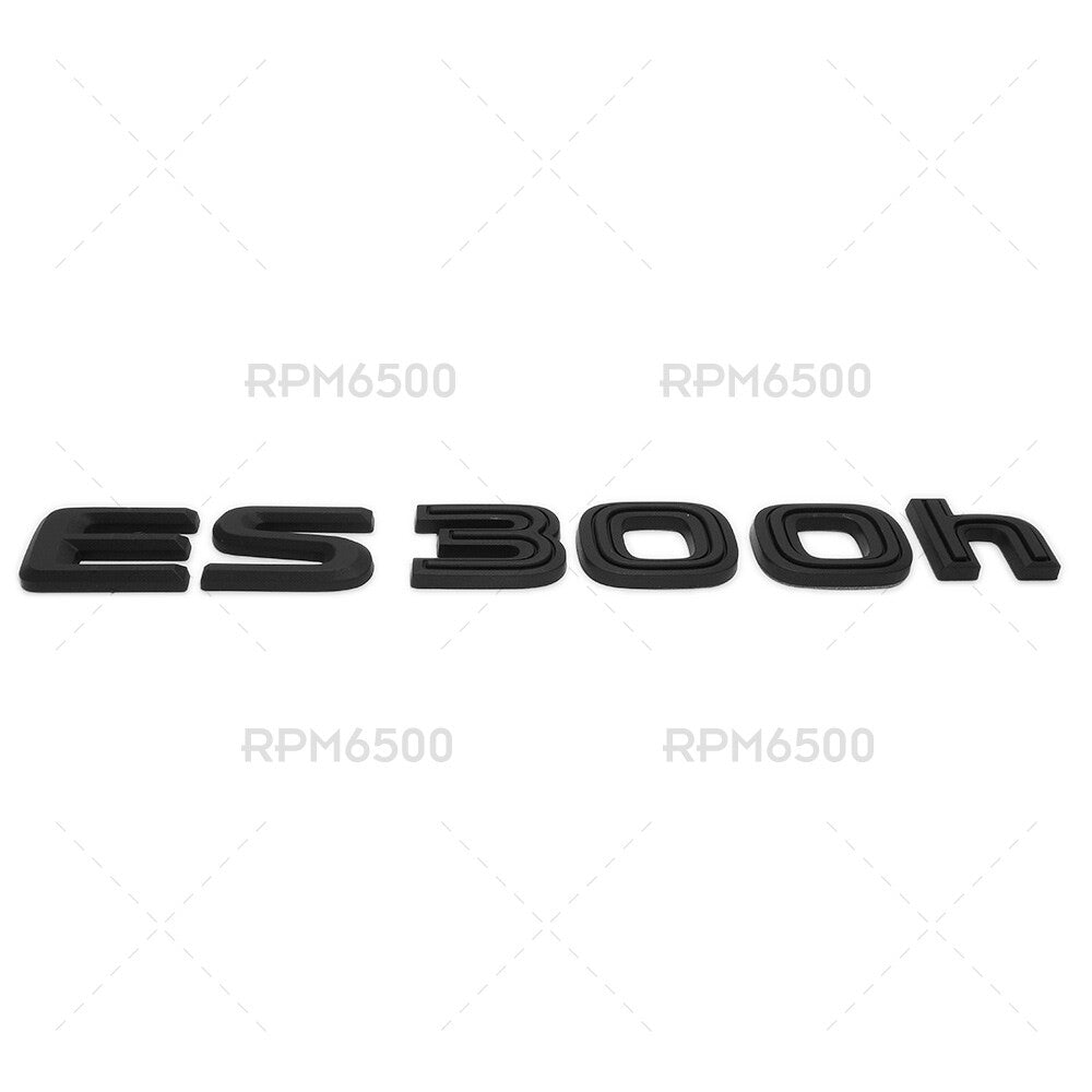 For Lexus Trunk Matte Black ES 300h Letter Logo Badge Car Emblem Hybrid F-Sport