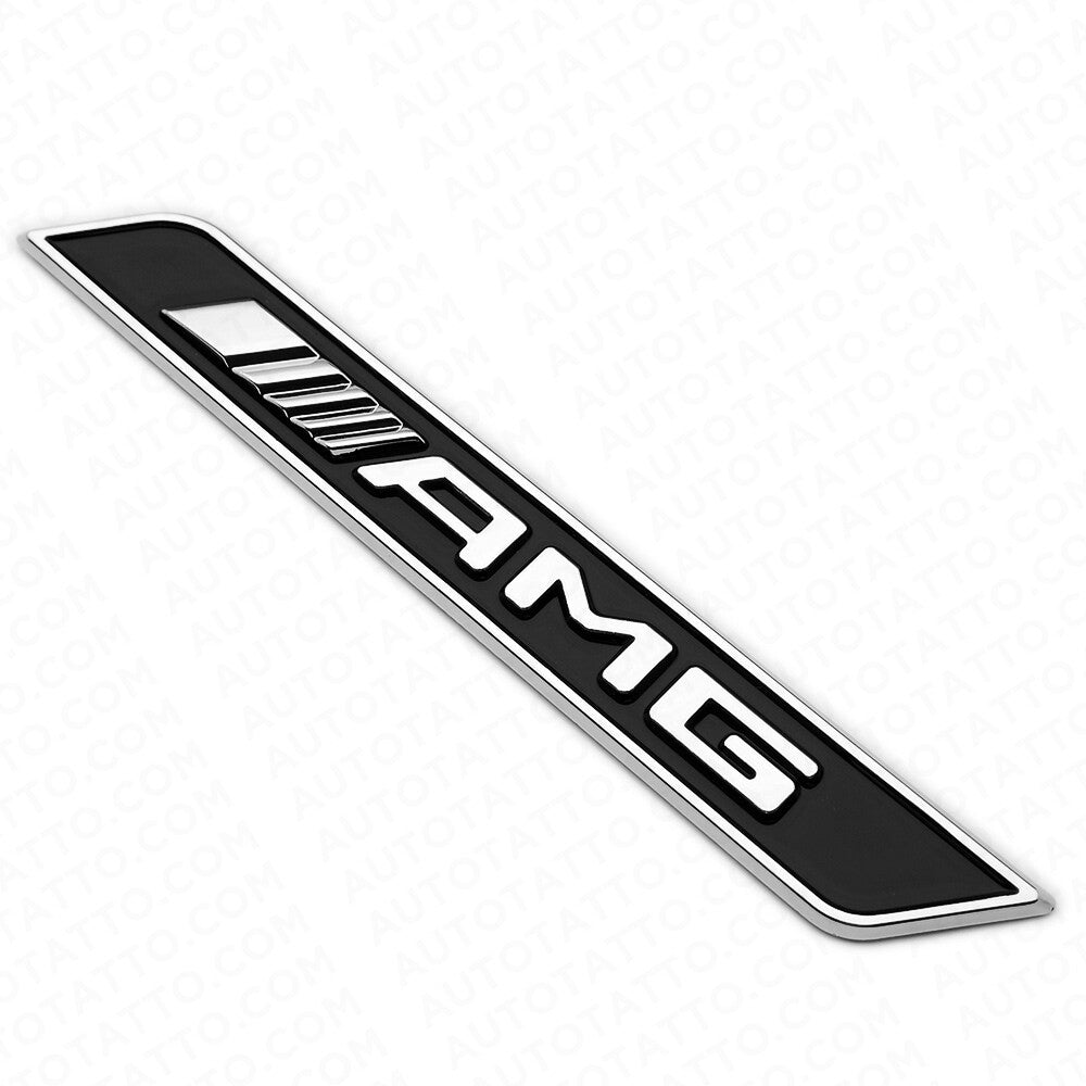 2x 3D AMG Special Edition Emblem Fender Logo Badge Nameplate Decoration Sport