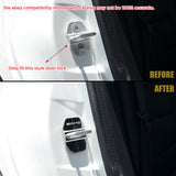 2X Stainless Steel Door Striker Cover Lock Buckle Cap AMG For Mercedes-Benz