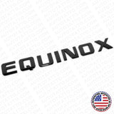 17-24 Chevy Equinox Liftgate Nameplate Letter Logo Badge Emblem Gloss Black