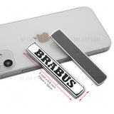 2x Mercedes Brabus Side Fender Marker Logo Badge Emblem Nameplate Sport Decorate