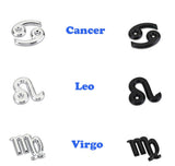 Universal 3D Fashion Metal 12 Constellations Car Decal Sticker Auto Decoration