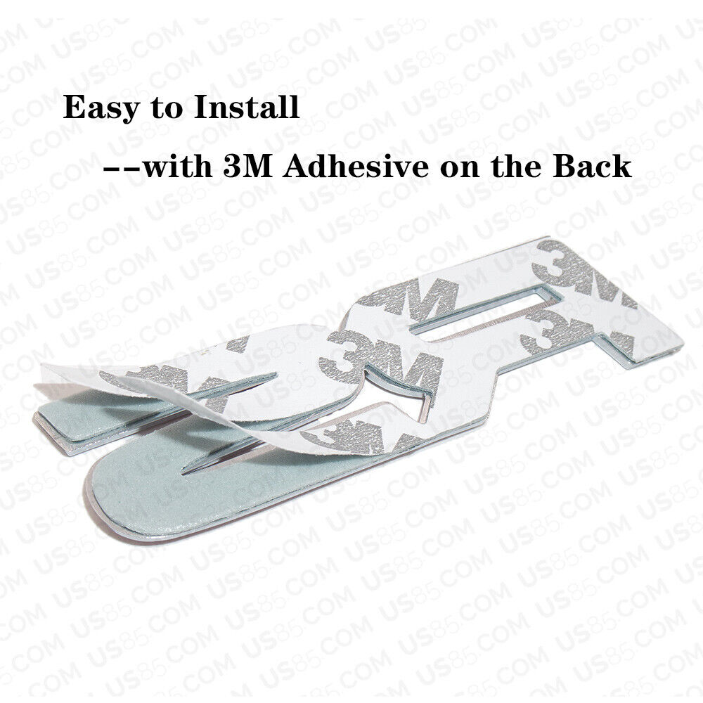 3D Fashion ABS Waterproof RS Car Decal Badge Emblem Sticker for Auto Decoration