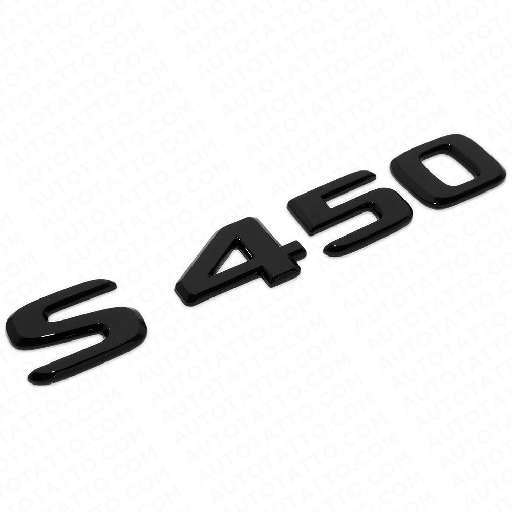 18-21 Mercedes S450 Letter Emblem Luggage Trunk Lid Badge AMG Sport Gloss Black