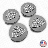 4x Mercedes Maybach Wheels Center Cap Hub Cover Inserts Replacement Sport Gray