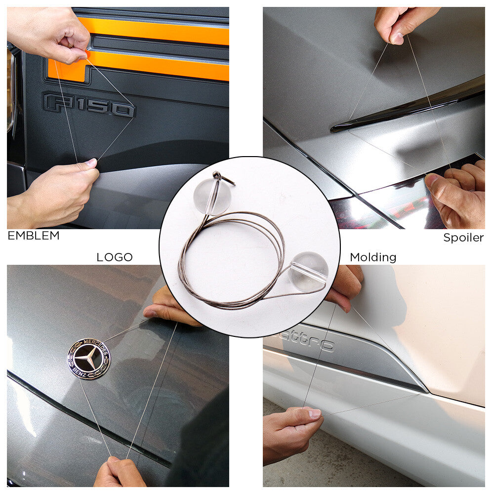 Universal Car Truck SUV Van Emblem Logo Spoiler Stripping Peeling Remover Tool