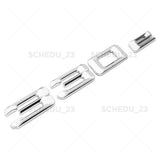 Chrome 330e Letter Logo Emblem Badge Car Trunk Lid M Power Series Performance