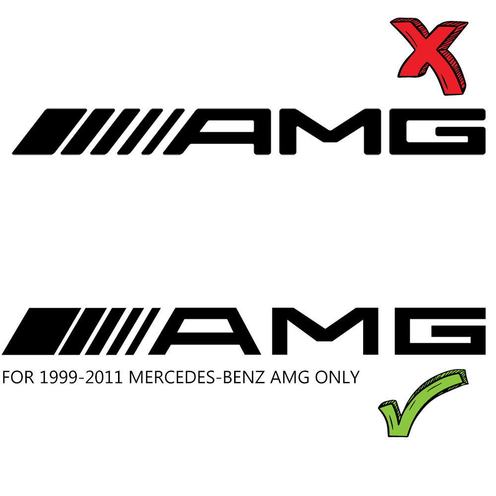 Red Tailgate Lid For AMG Black Series Nameplate Badge Emblem Sport Decoration