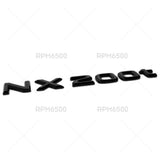 Lexus Liftgate Gloss Black NX 200t Letter Logo Badge Car Emblem Replace F-Sport