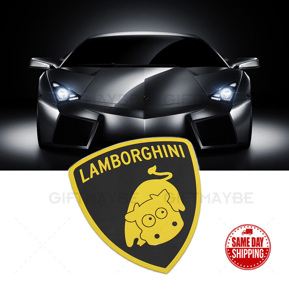 1x or 2x Fashion Aluminum Alloy Taurus "Bull" Car Decal Sticker for Lamborghini