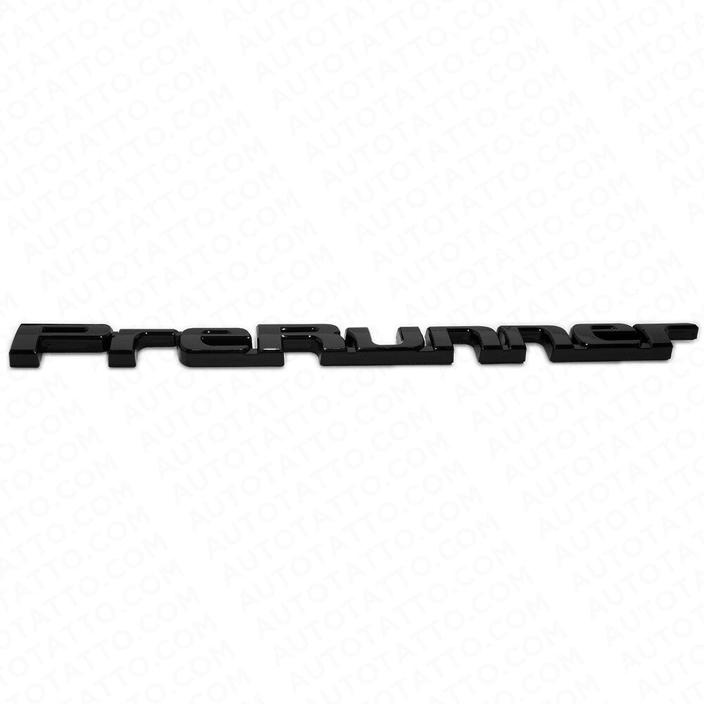 Toyota 05-16 Tacoma PreRunner Letter Gloss Black Tailgate Emblem Badge Nameplate