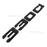Gloss Black BMW 330ci Car Trunk Lid Nameplate Letter Emblem Badge M Performance