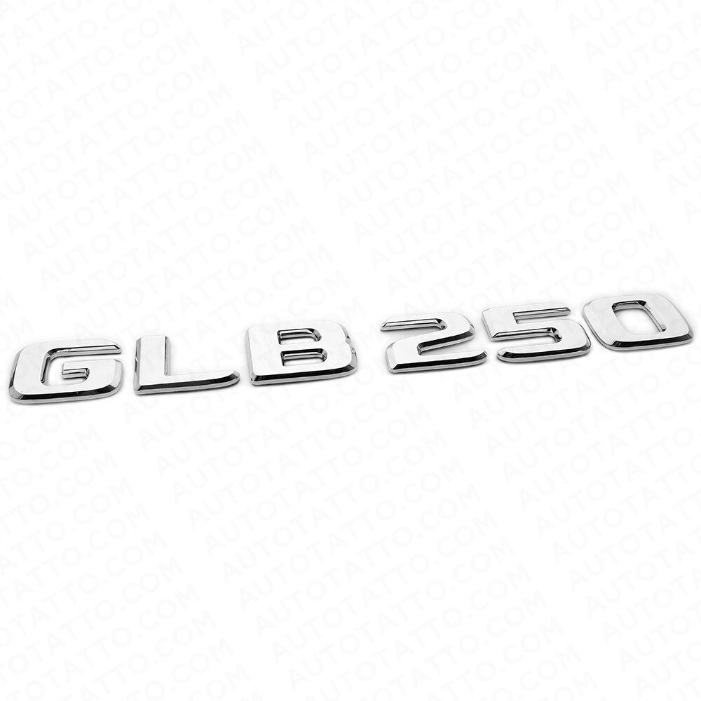 20-21 Mercedes-Benz GLB 250 GLB250 Letter Emblem Trunk Badge AMG Sport Chrome