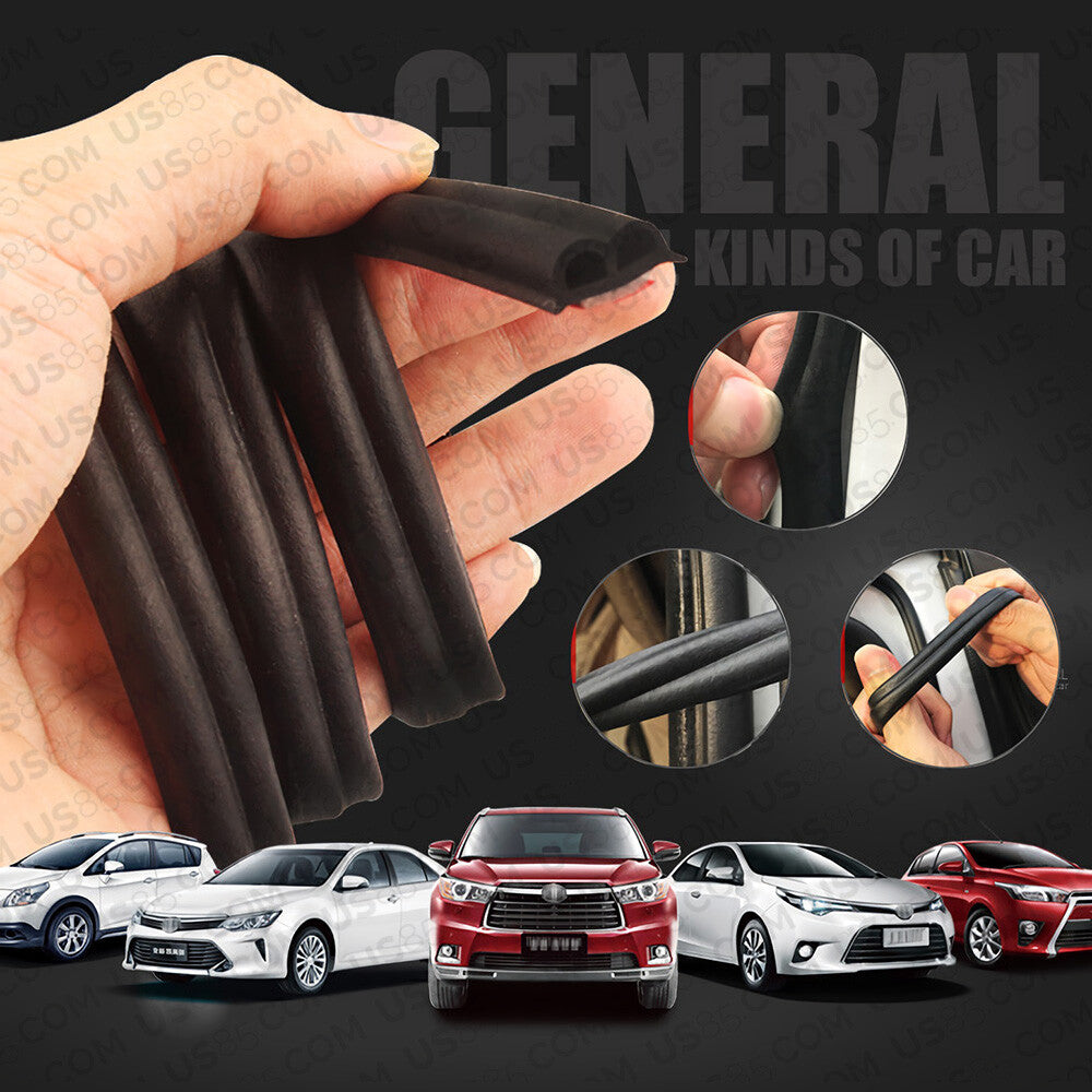 85ft Car Auto Rubber Weather Draft Seal Door Window Hood Trunk Noise Leak Strip