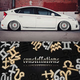 Universal 3D Fashion Metal 12 Constellations Car Decal Sticker Auto Decoration