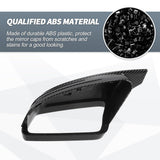 Carbon Fiber Horn Wing Style Mercedes W204 W212 W117 C E S GLA Side Mirror Cover