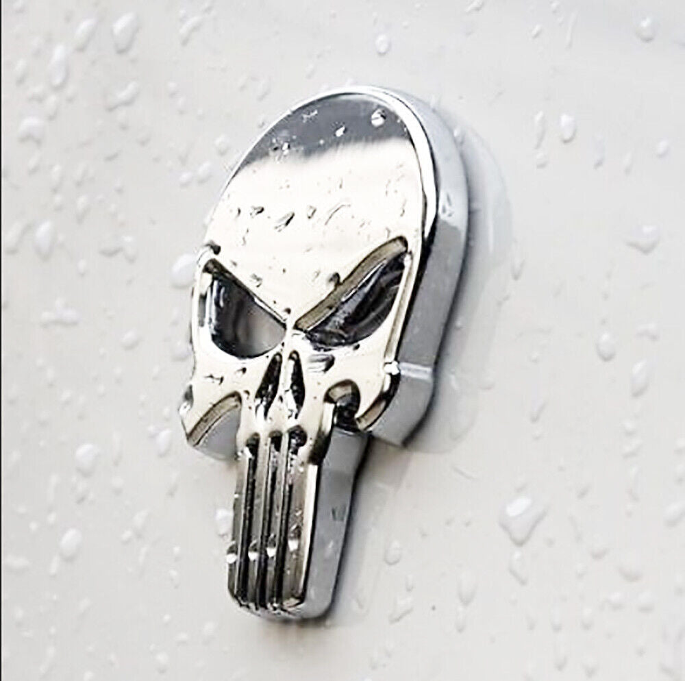 Universal 3D Fashion Metal Skull and Ghost Car Decal Sticker Auto Decoration