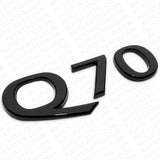 For Infiniti Q70 Rear Trunk Letter Badge Emblem Nameplate Sport Gloss Black