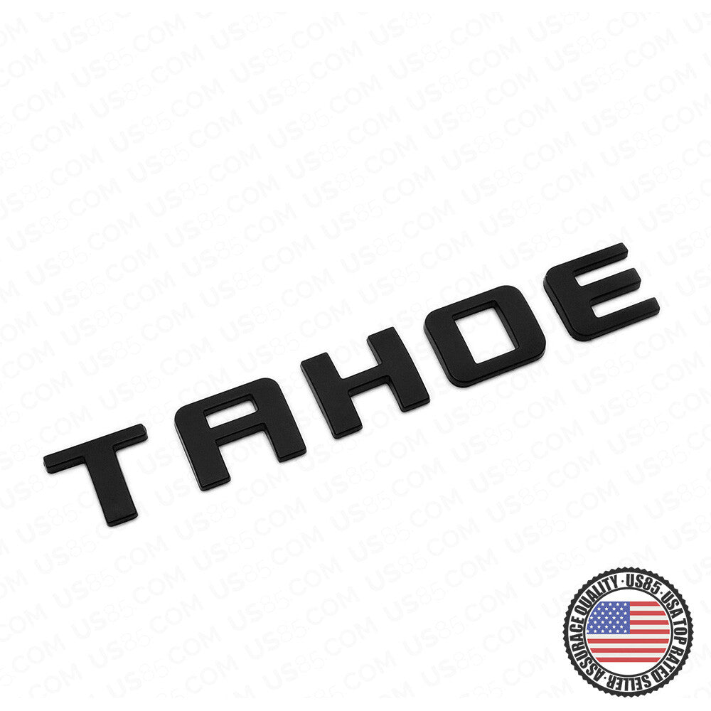 For Chevy Tahoe Front Door Liftgate Nameplates Letter 3D Emblem Z71 Matte Black