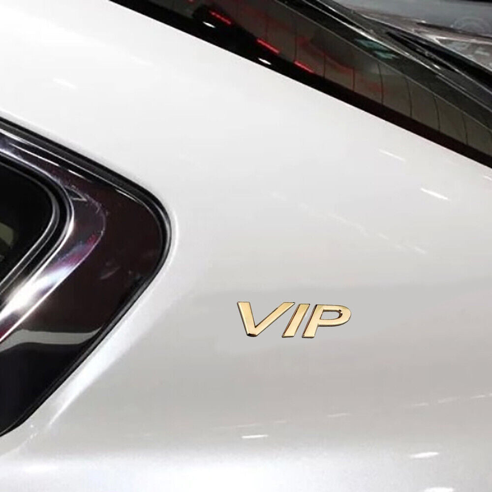 Universal 3D Fashion Metal Waterproof VIP Car Decal Sticker for Auto Decoration