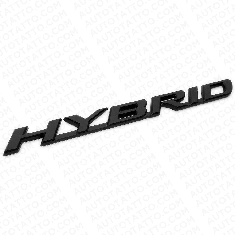 Lexus 15-21 "HYBRID" Rear Door NX 300 300H Nameplate Letter Badge Emblem Black