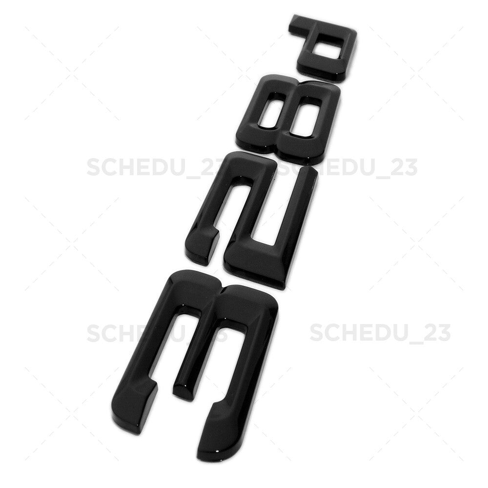 Gloss Black 328d Letter Logo Emblem Trunk Lid M Power Series Performance F30