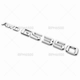 For Lexus Rear Trunk AWD GS 350 Letter Logo Badge Car Emblem F-Sport OEM Chrome